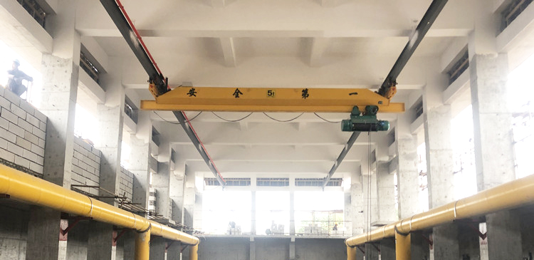 LX型電動(dòng)單梁懸掛起重機(jī)客戶(hù)案例——中澤市政建設(shè)有限公司